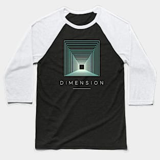 Psychics Geometry Dimension Artwork Baseball T-Shirt